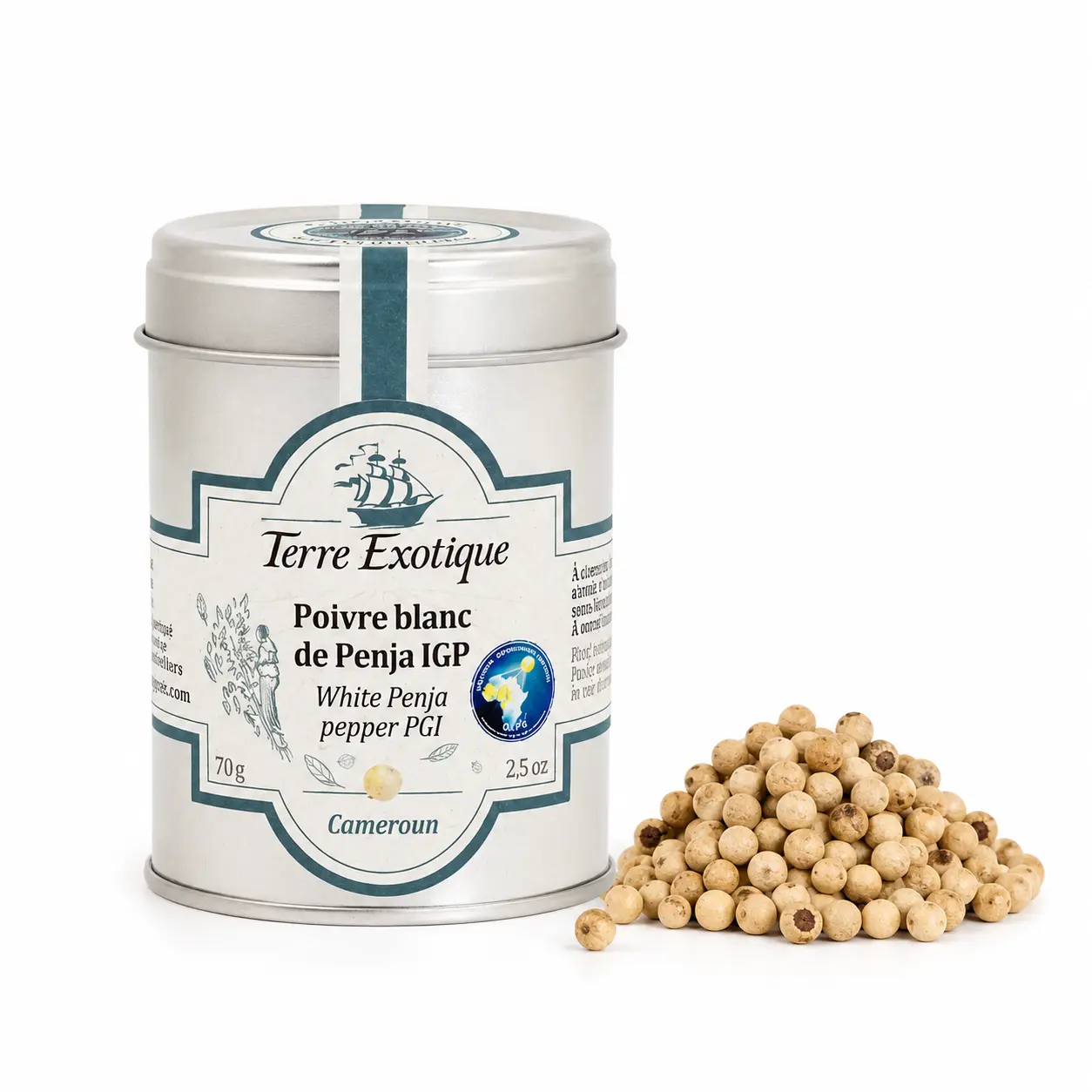 terre-exotique-poivre-blanc-de-penja-igp-poivre-70-g image 1