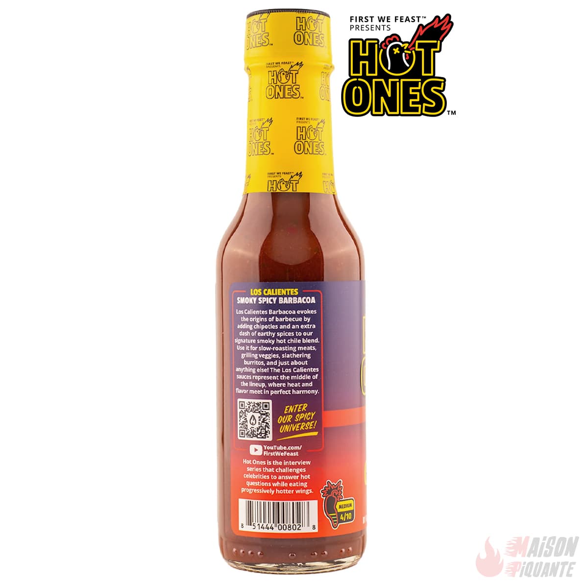 los-calientes-barbacoa-sauce-piquante-abricot-fum-148-ml image 4