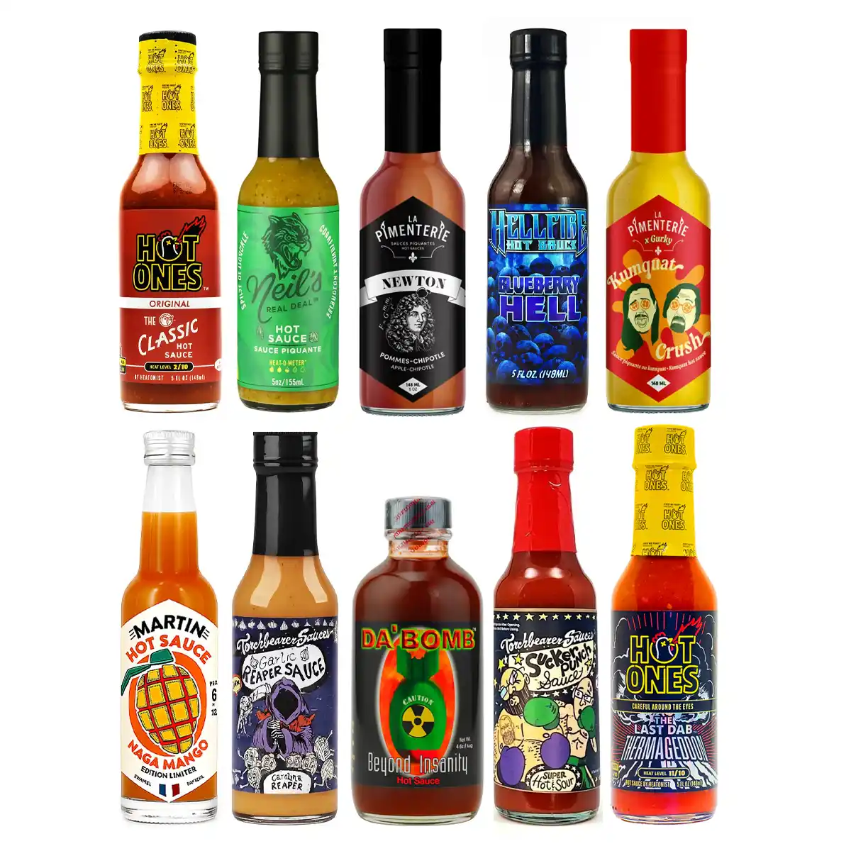 maison-piquante-lord-of-hot-ones-coffret-10-sauces-piquantes image 1