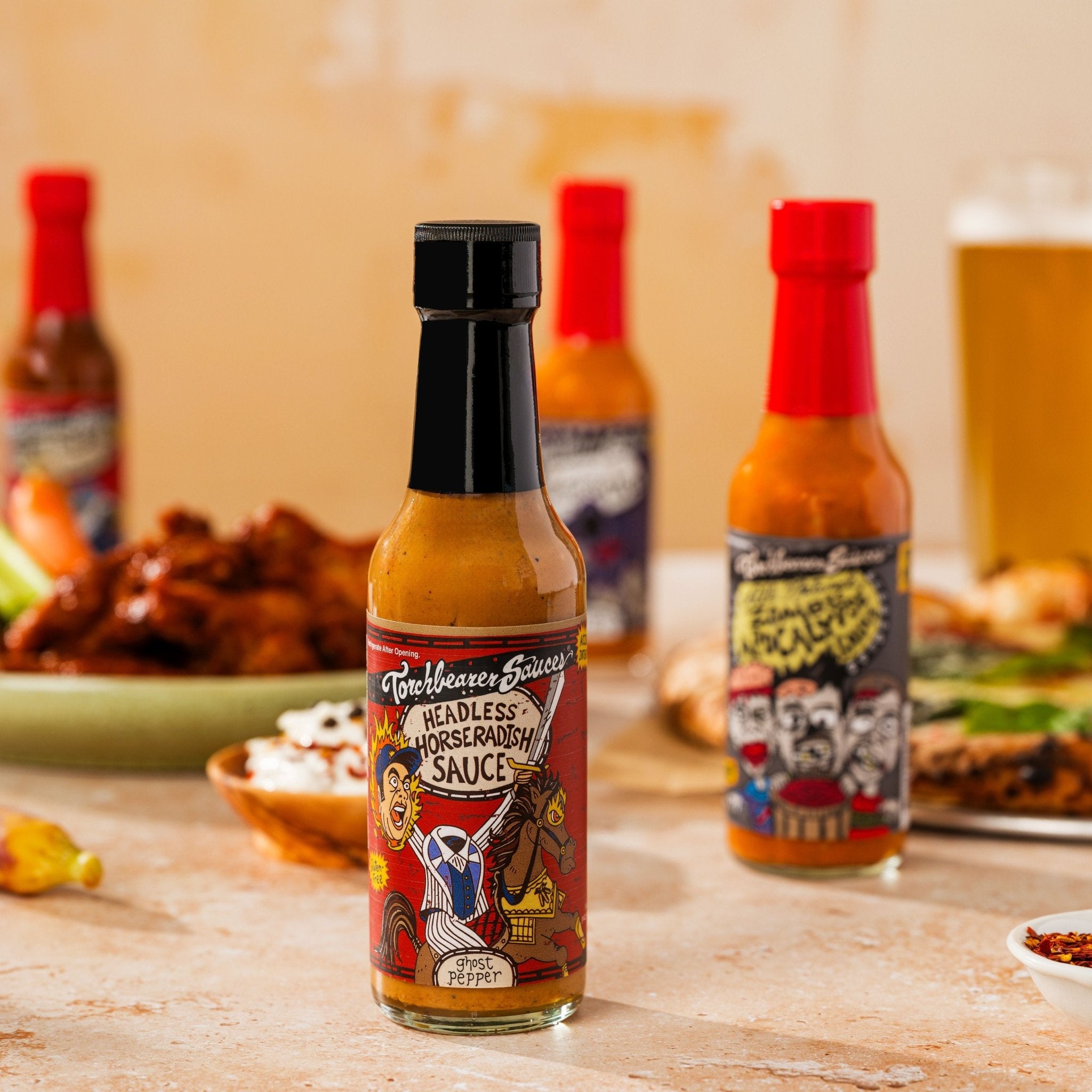 torchbearer-headless-horseradish-sauce-piquante-raifort-ghost-pepper-5oz image 4