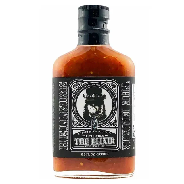 hellfire-elixir-sauce-piquante-ananas-pices-rhum-200-ml image 1