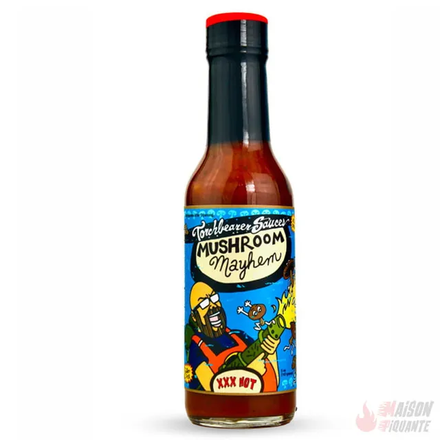 torchbearer-mushroom-mayhem-sauce-piquante-champignon-148-ml image 1