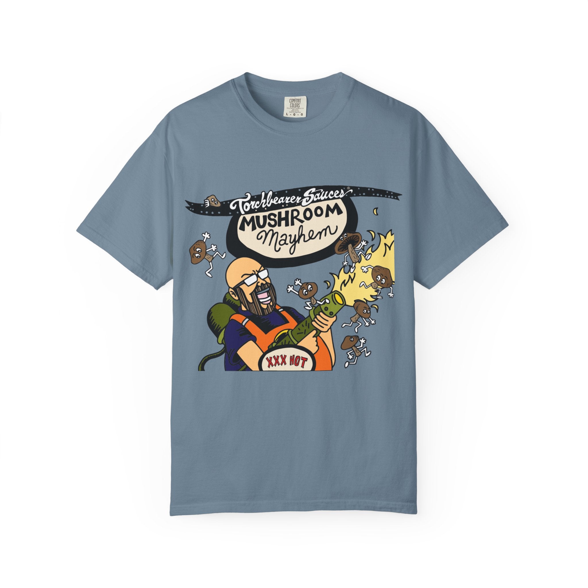 torchbearer-mushroom-mayhem-t-shirt-rouge-coton image 7