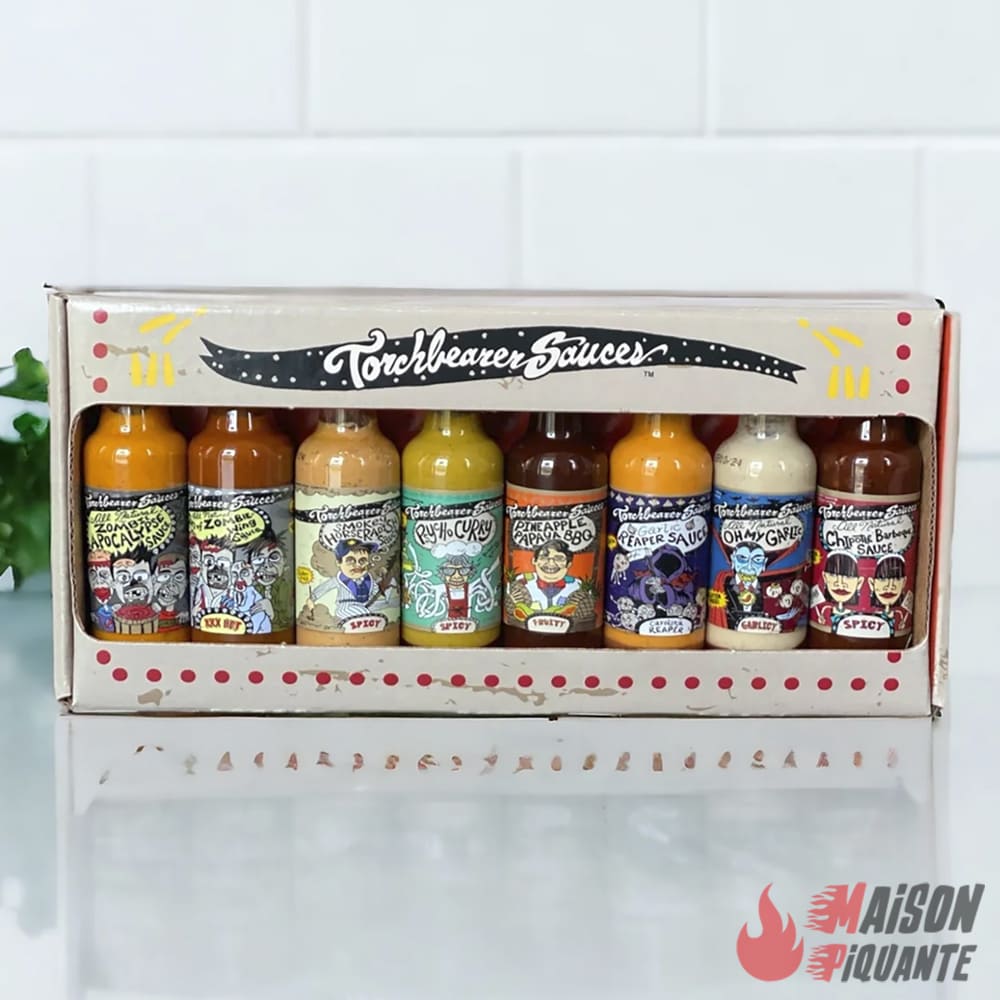 torchbearer-coffret-8-sauces-piquantes-d-gustation-8x50ml image 2