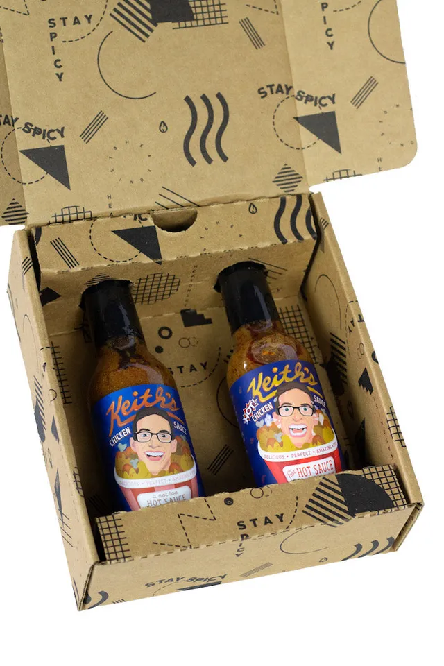 heatonist-try-guys-keith-s-chicken-sauce-duo-sauce-poulet-pack-2 image 1