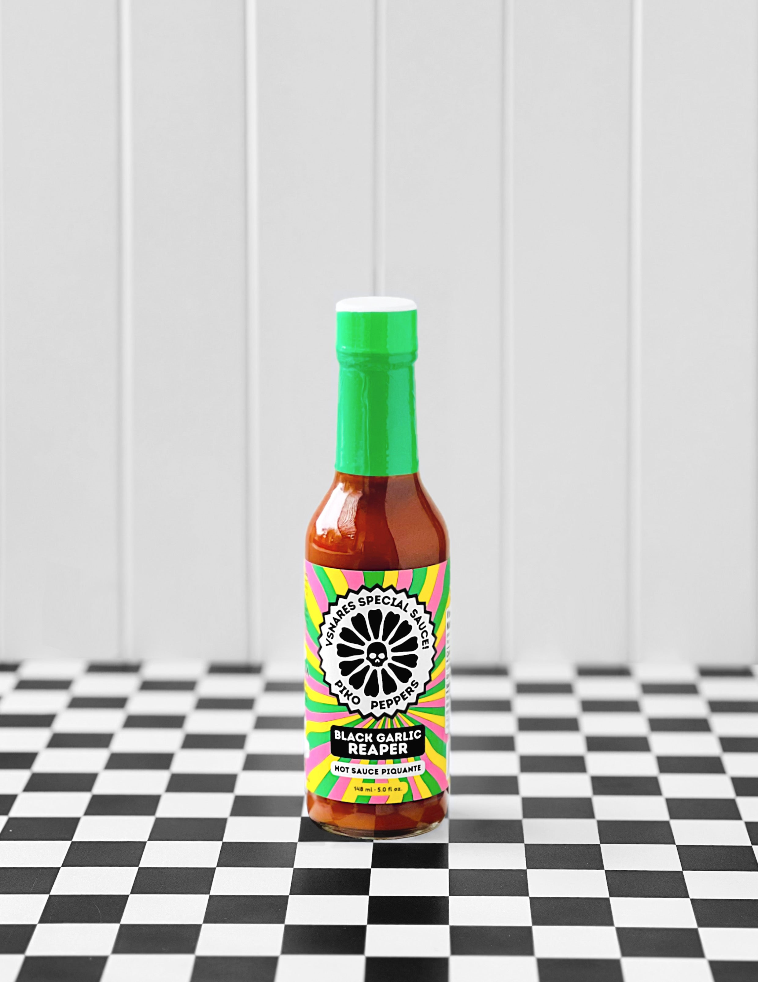 piko-peppers-vsnares-sauce-piquante-ail-noir-reaper image 1