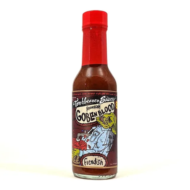 torchbearer-goblin-blood-sauce-piquante-carolina-reaper-148ml image 1