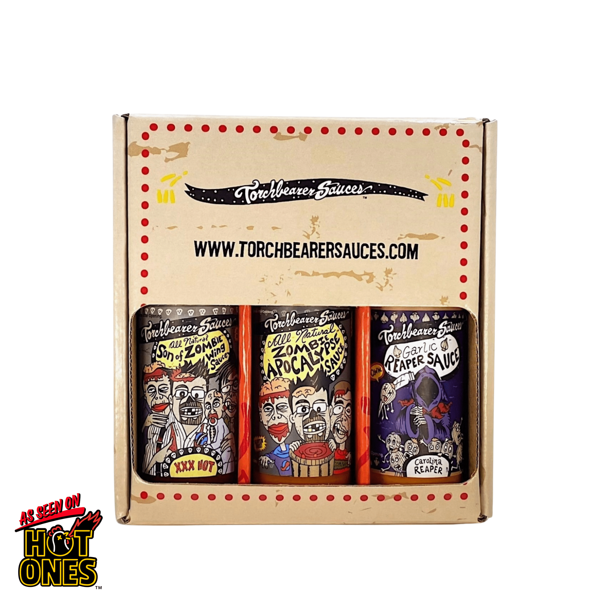 torchbearer-hot-ones-coffret-3-sauces-piquantes-ailes image 1