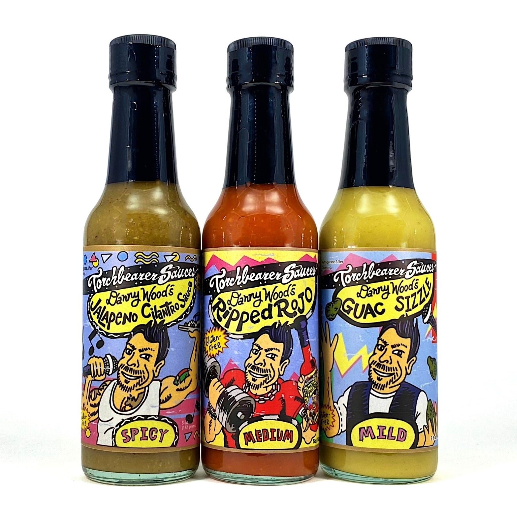 torchbearer-danny-wood-coffret-3-sauces-piquantes-assortiment image 4