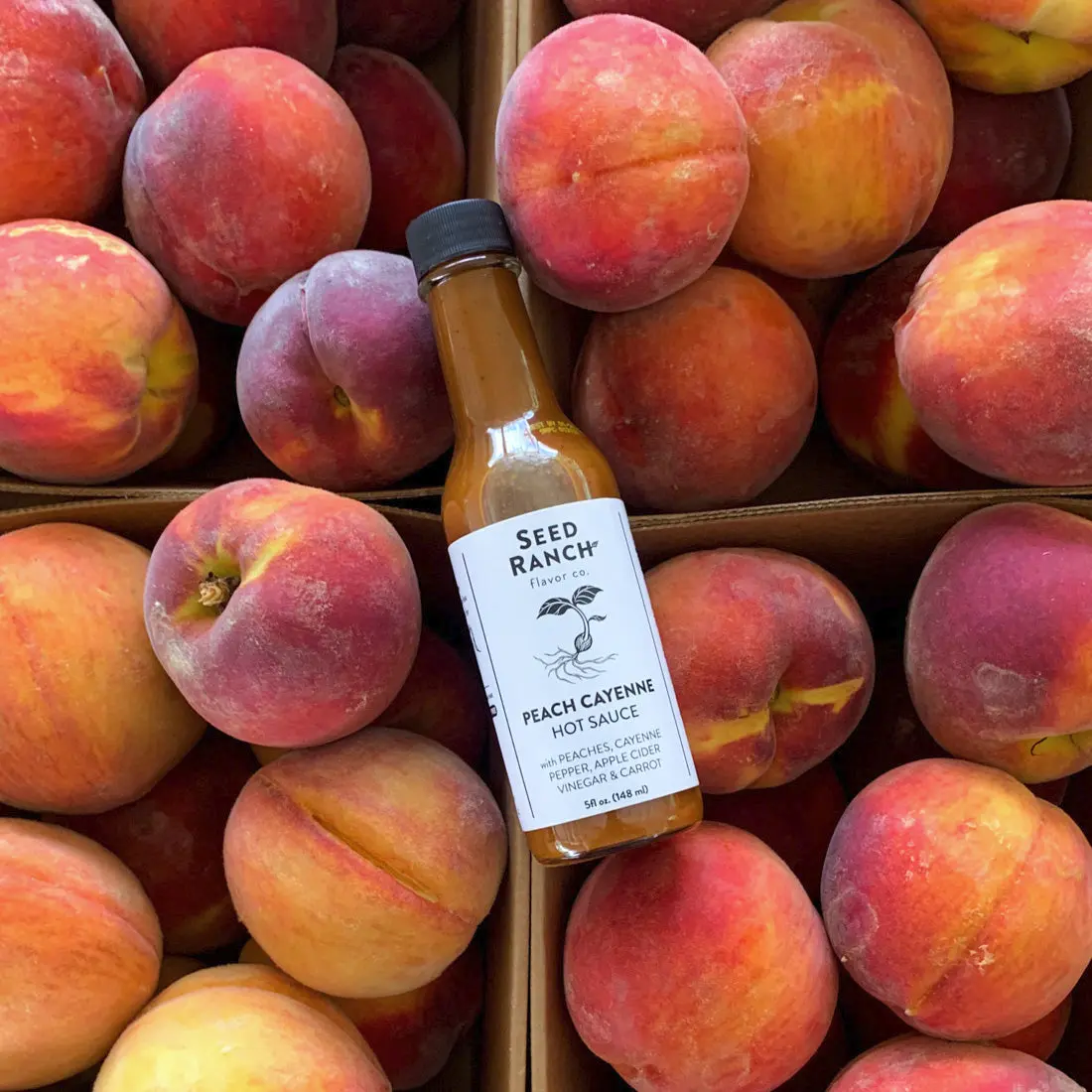 seed-ranch-peach-cayenne-sauce-p-che-oignon-148-ml image 2