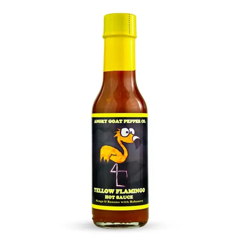 angry-goat-yellow-flamingo-sauce-mangue-banane-148-ml image 1