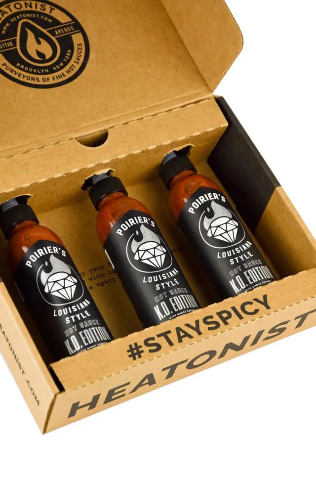 poirier-ko-edition-3-pack-sauce-louisiane-cayenne-ghost-piquante image 1