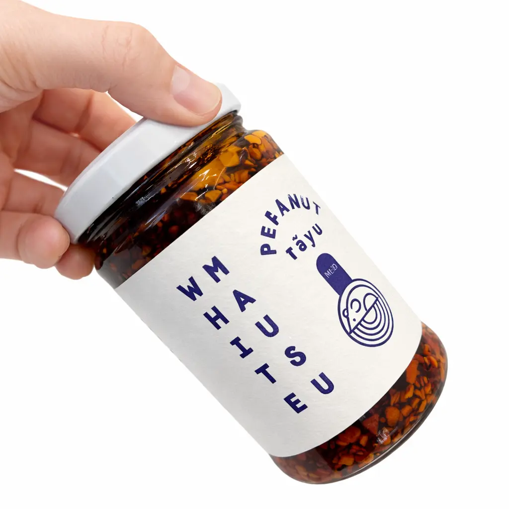 white-mausu-peanut-r-yu-huile-piment-e-cacahu-te-240-g image 3