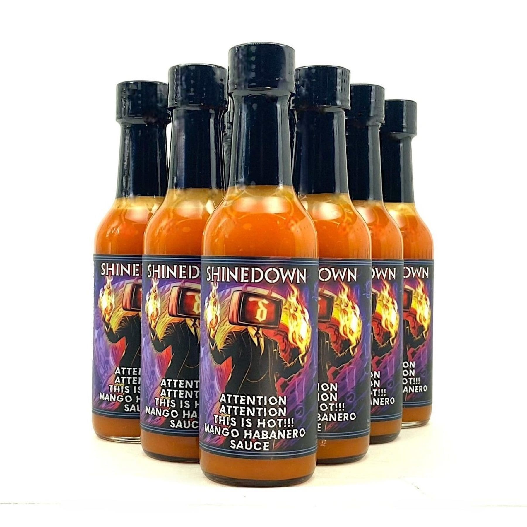 torchbearer-shinedown-sauce-piquante-lot-12-mangue-habanero image 1