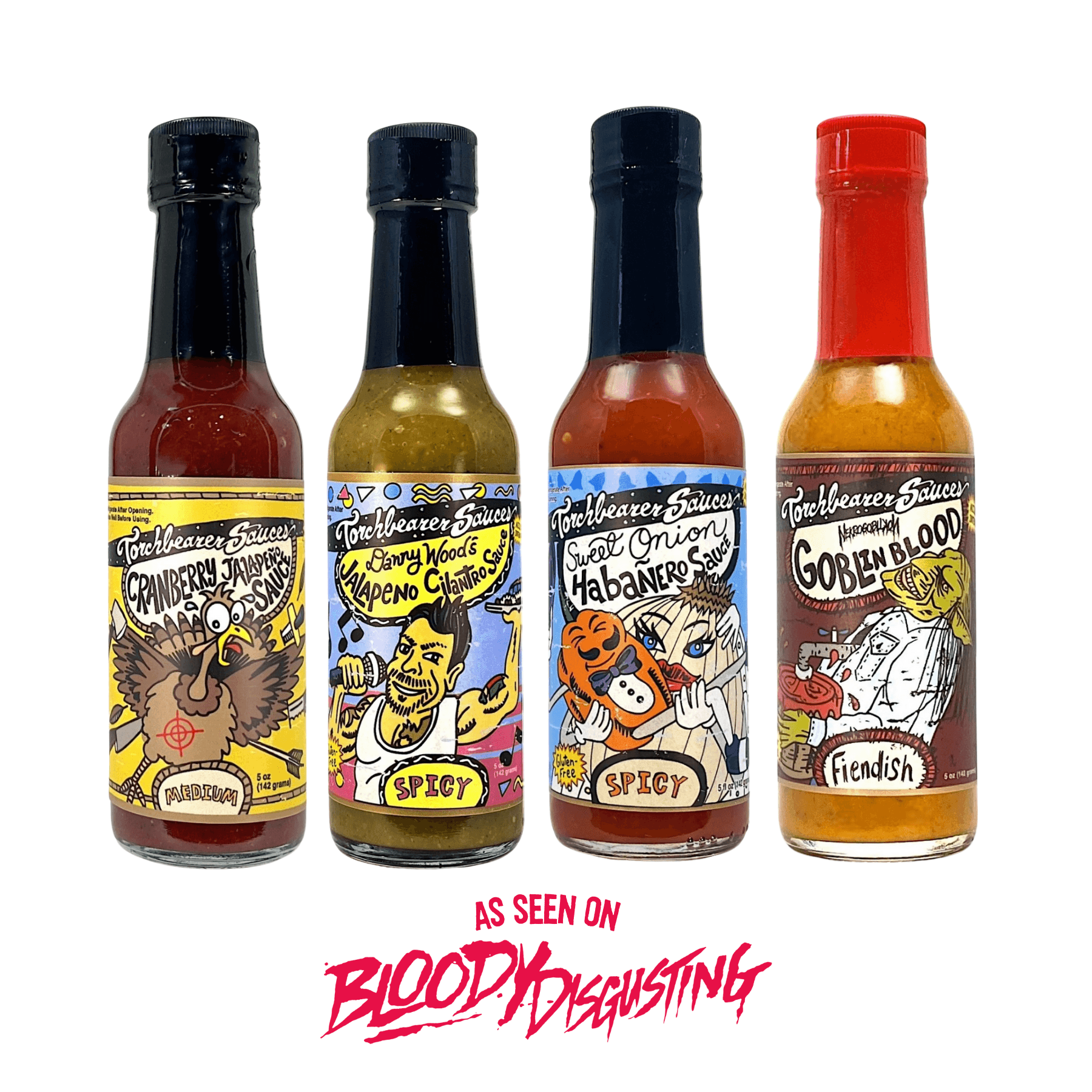torchbearer-january-bundle-bloody-disgusting-coffret-4-sauces image 1