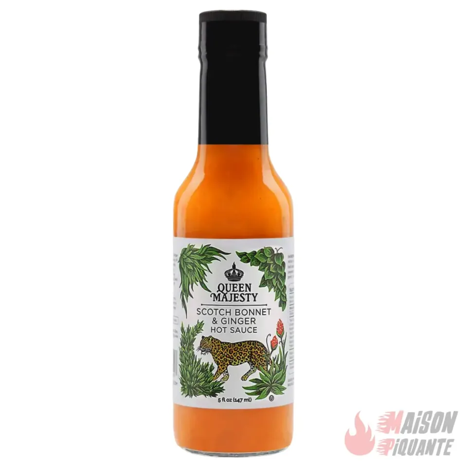 queen-majesty-scotch-bonnet-ginger-sauce-piquante-148ml image 1