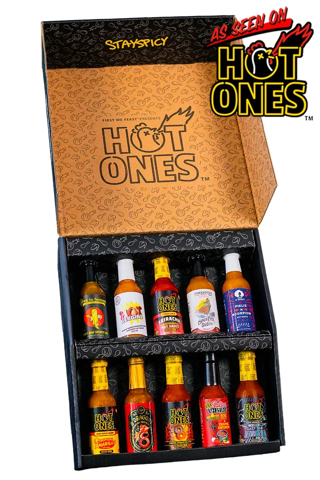 heatonist-hot-ones-season-30-sauce-piquante-coffret-10-sauces image 1