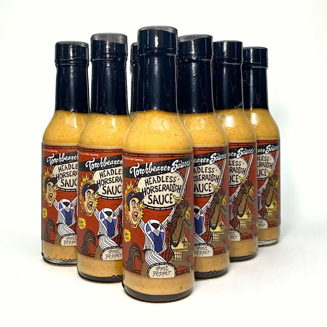 torchbearer-headless-horseradish-sauce-raifort-ghost-lot-12-hot-ones image 1