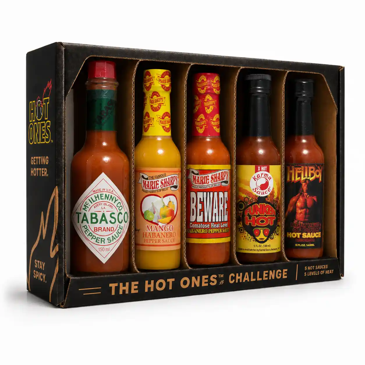 hot-ones-master-coffret-5-sauces-piquantes-d-fi image 1