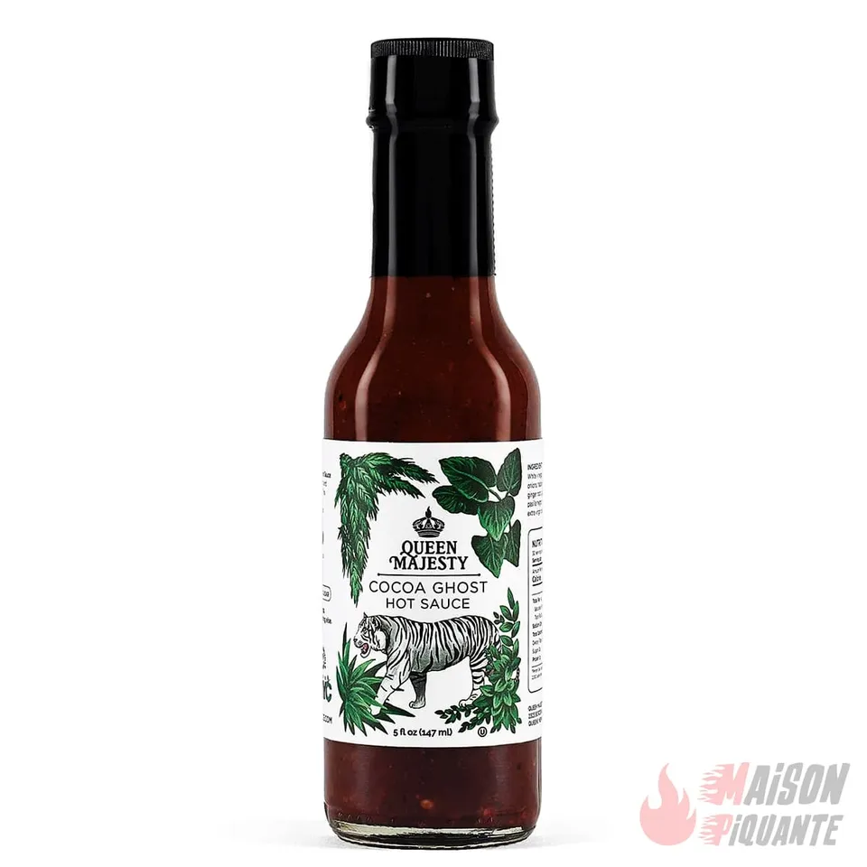 queen-majesty-cocoa-ghost-sauce-piquante-cacao-ananas-148ml image 1