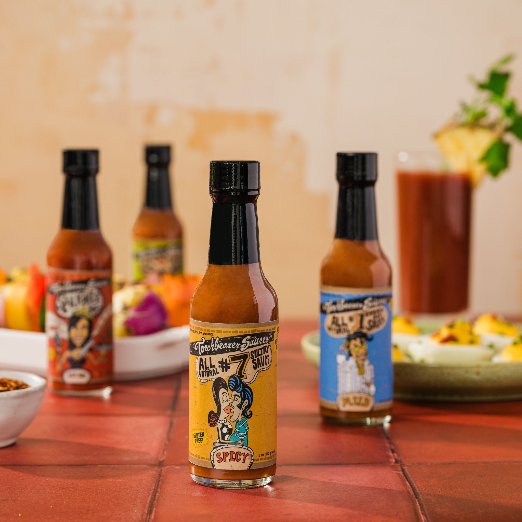 torchbearer-sultry-sauce-piquante-sucr-e-habanero-148-ml image 4