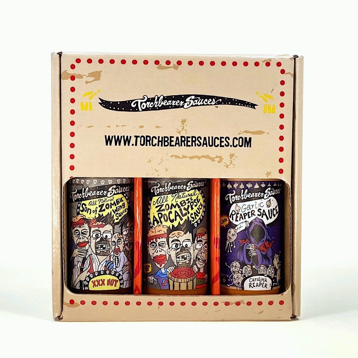 torchbearer-hot-ones-trio-coffret-3-sauces-fortes image 2