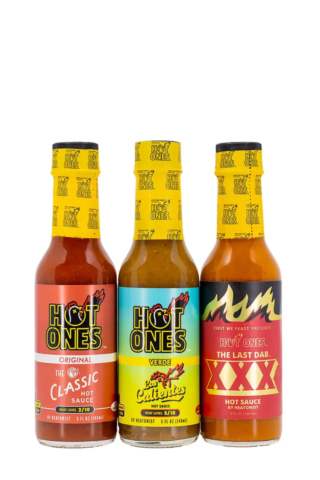 heatonist-hot-ones-sauce-piquante-trio-classic-calientes-dab image 1