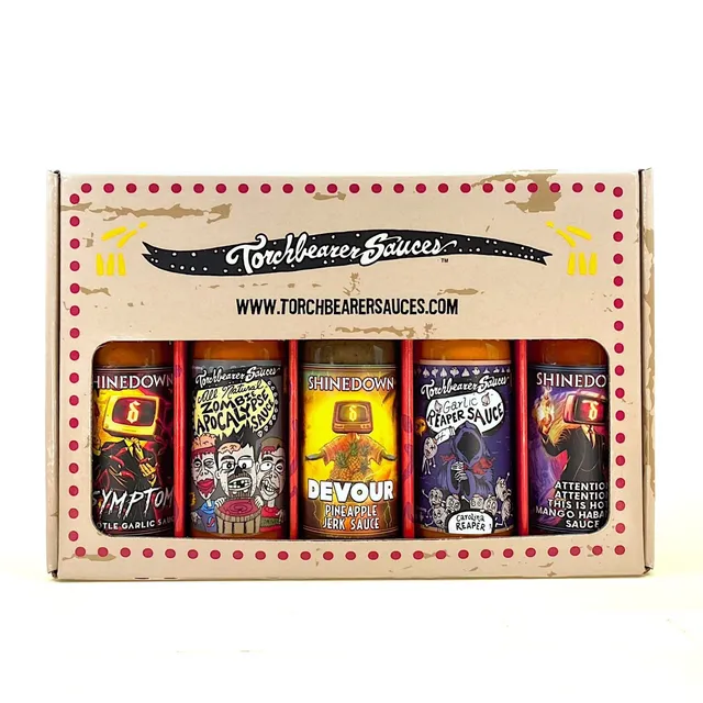 torchbearer-shinedown-super-hot-sauce-piquante-pack-5-forte image 1