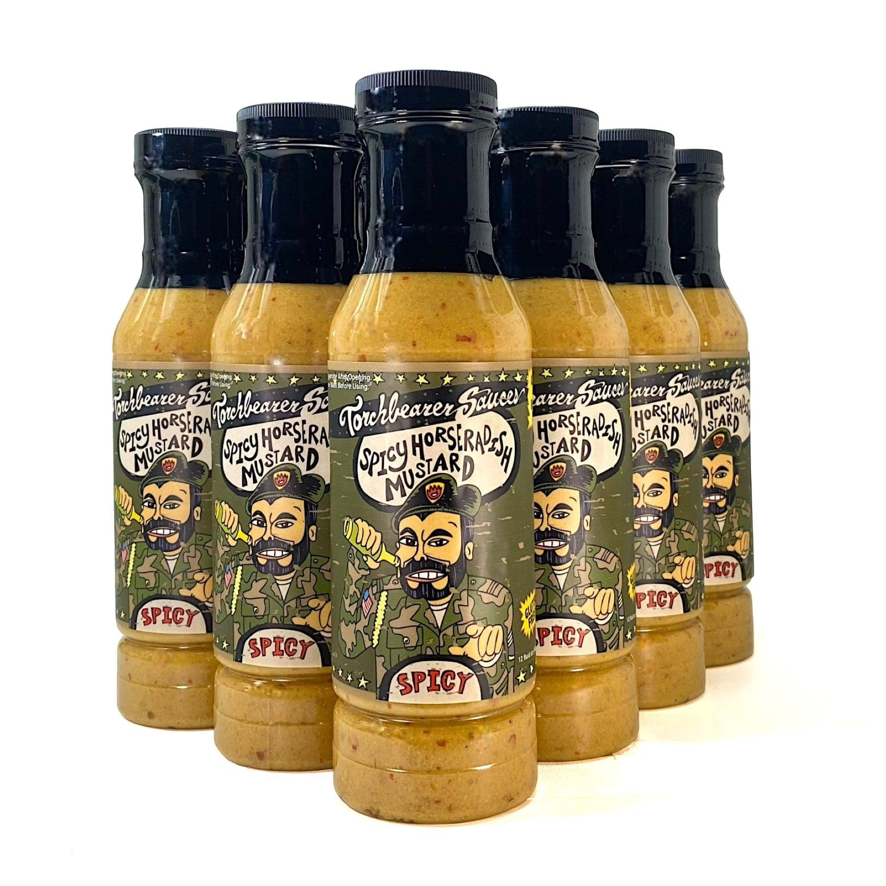 torchbearer-spicy-horseradish-moutarde-lot-12-raifort-fort image 1