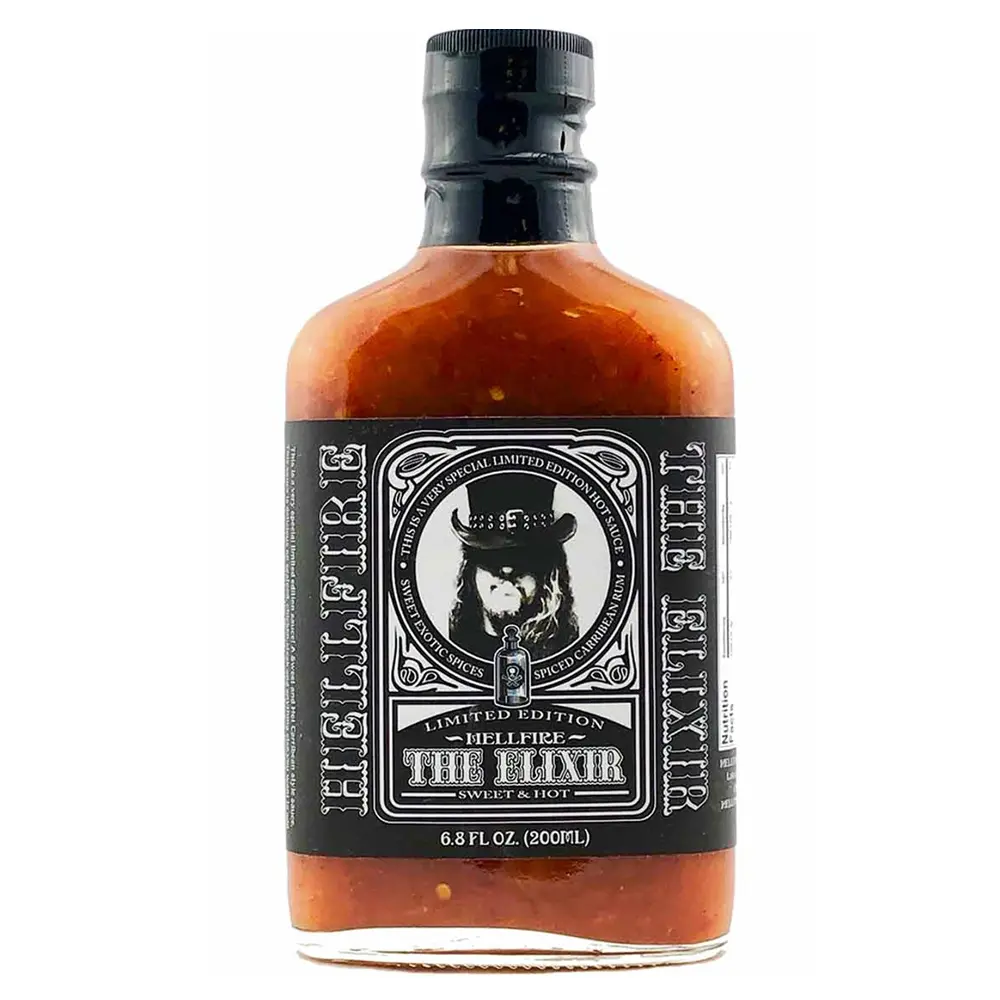 hellfire-elixir-sauce-piquante-ananas-pices-rhum-200-ml image 1
