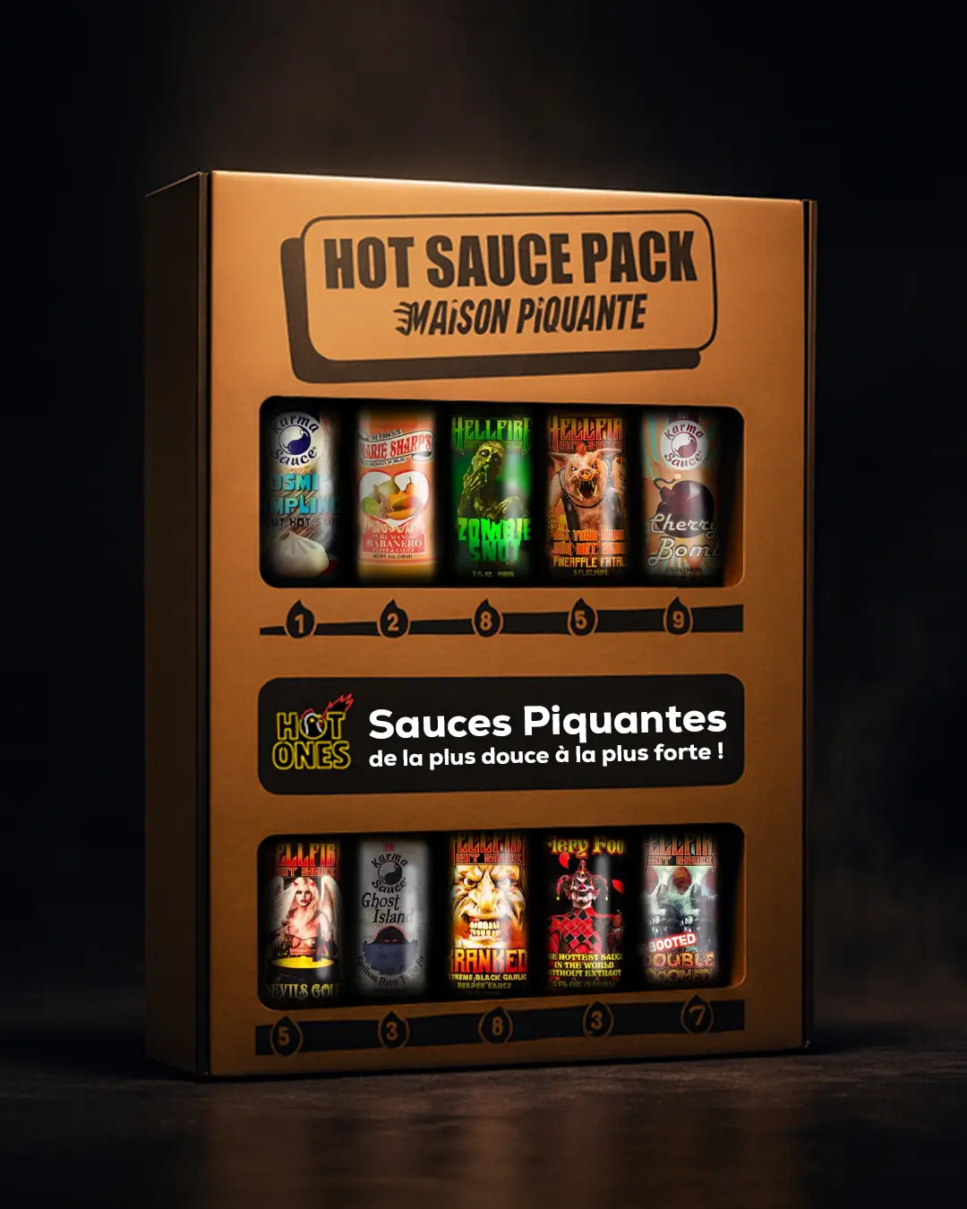 pack-xtreme-10-sauces-piquantes-coffret-10x150-ml image 2