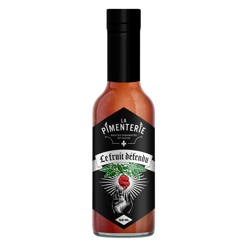 la-pimenterie-le-fruit-d-fendu-sauce-piquante-148-ml image 1