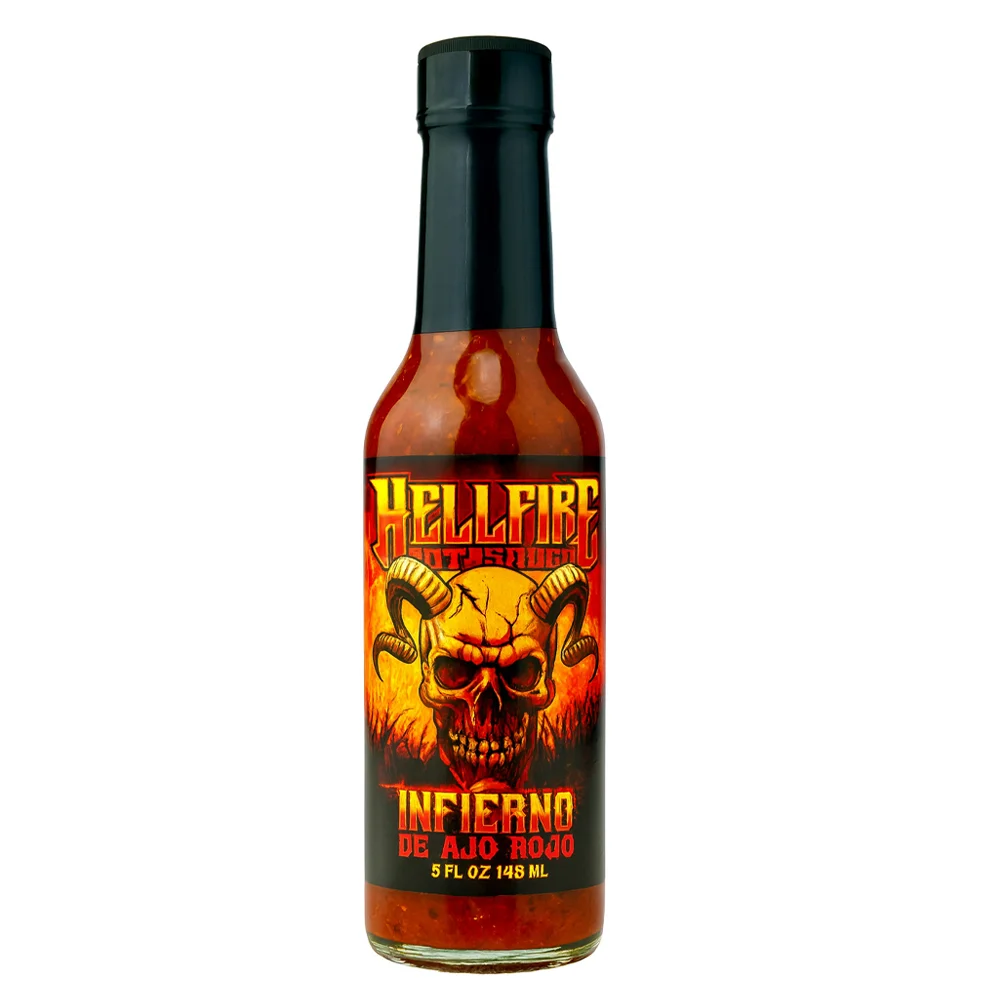 hellfire-infierno-de-ajo-rojo-sauce-piquante-tomate-148-ml image 1