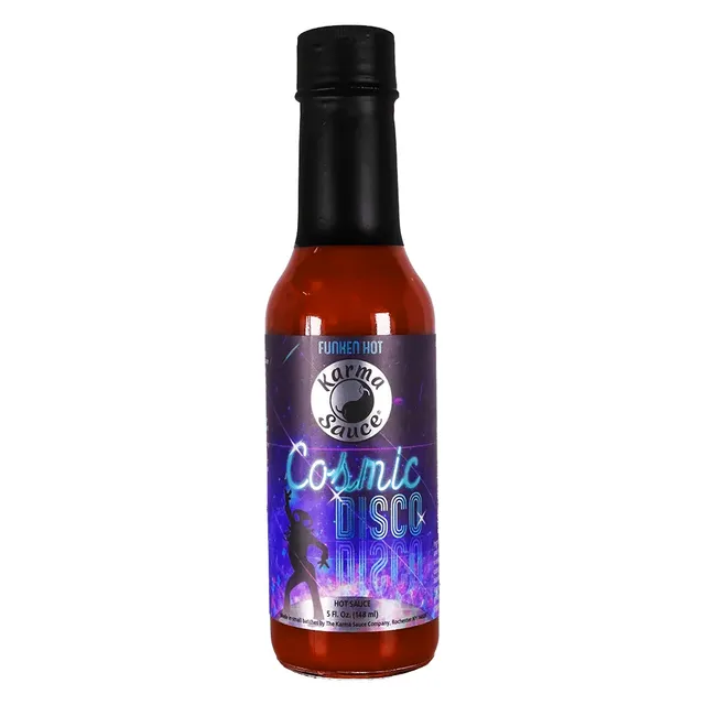 karma-sauce-cosmic-disco-sauce-piquante-148ml-soja-gingembre-jalapeno image 1