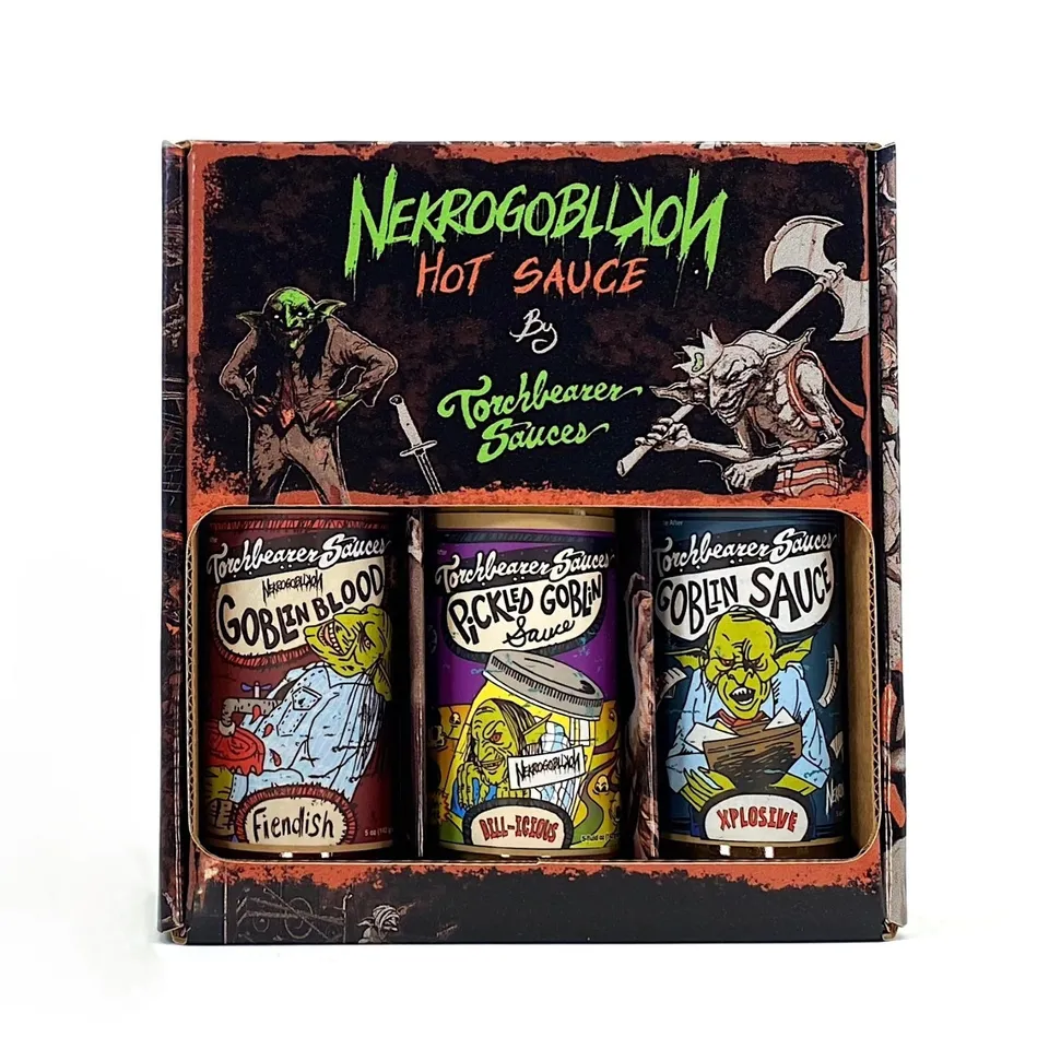 torchbearer-nekrogoblikon-going-goblin-coffret-3-sauces-piquantes image 1