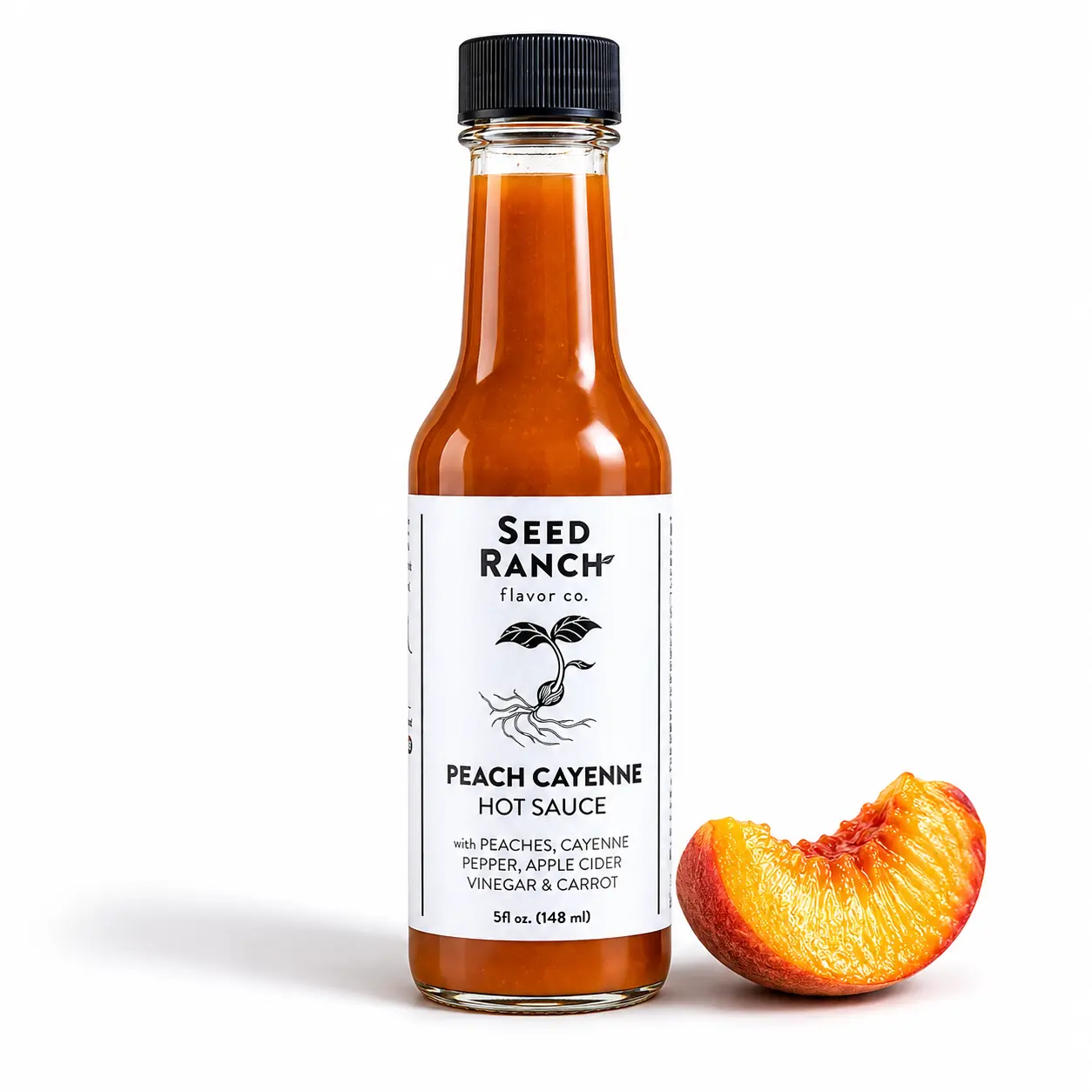 seed-ranch-peach-cayenne-sauce-p-che-oignon-148-ml image 1