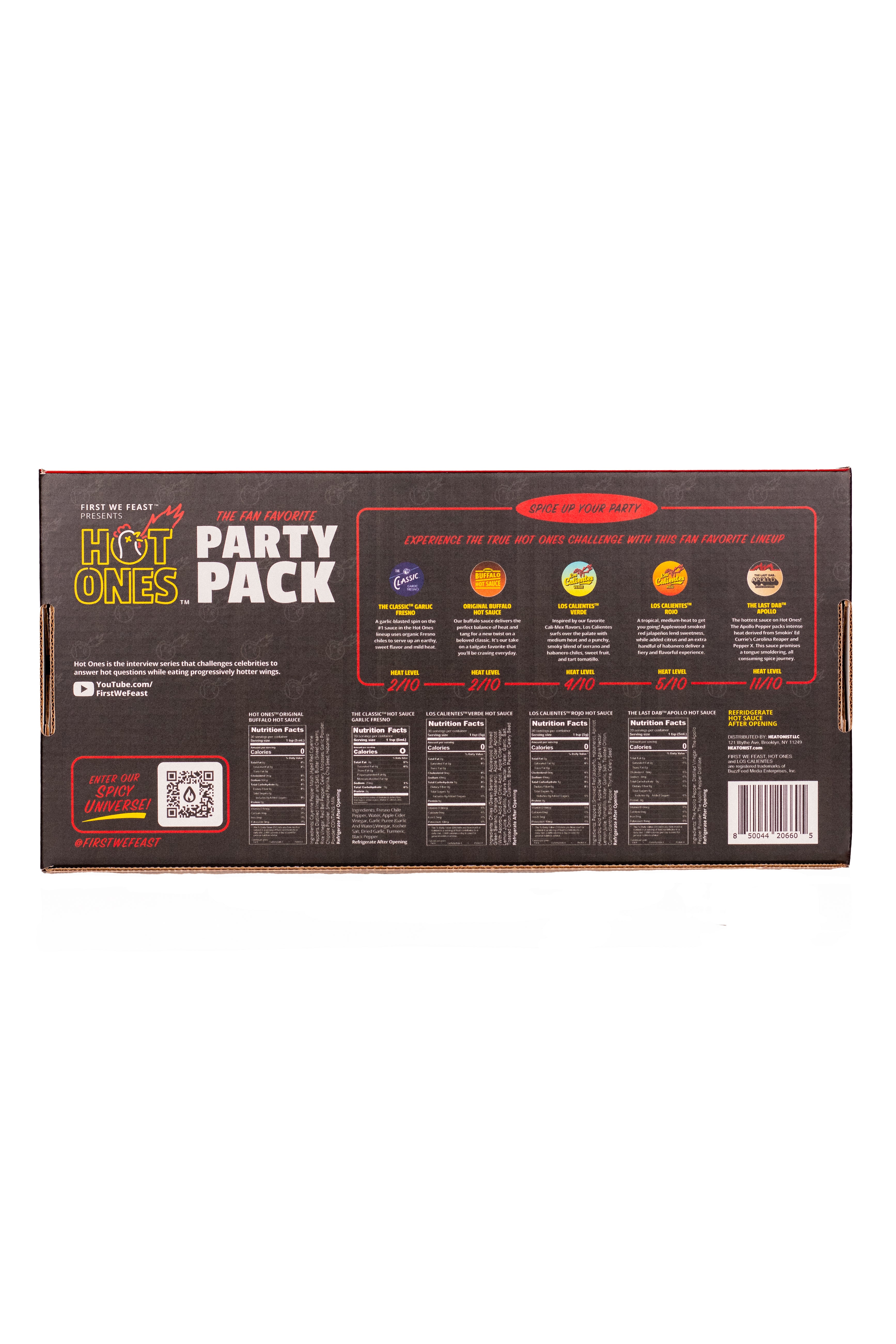 heatonist-hot-ones-fan-favorite-party-pack-sauce-piquante-coffret-5 image 2