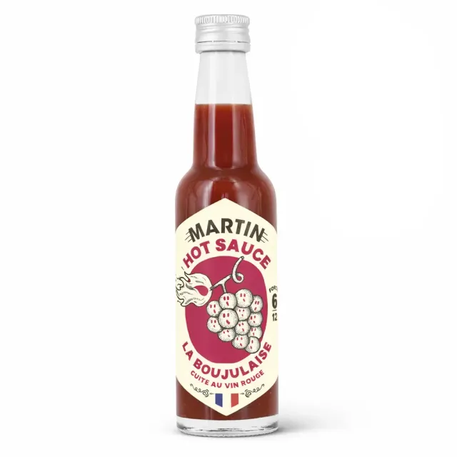 boujulaise-martin-sauce-piquante-vin-rouge-gamay-100g-habanero image 1