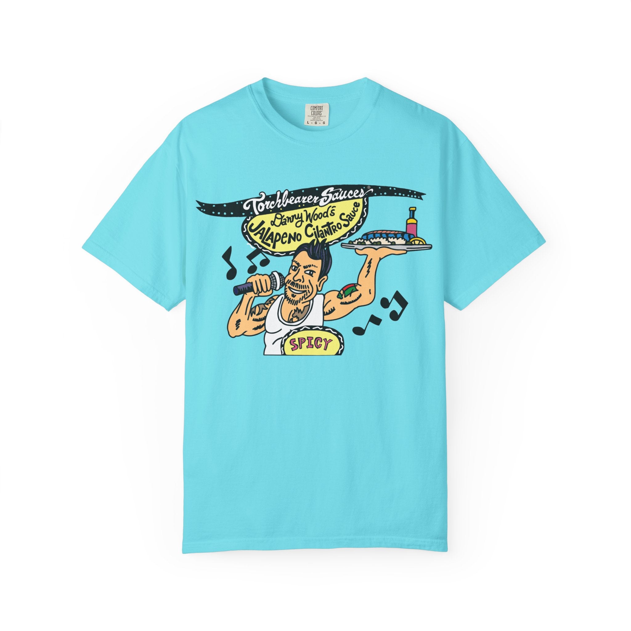 torchbearer-danny-wood-jalapeno-cilantro-t-shirt-noir-l image 1