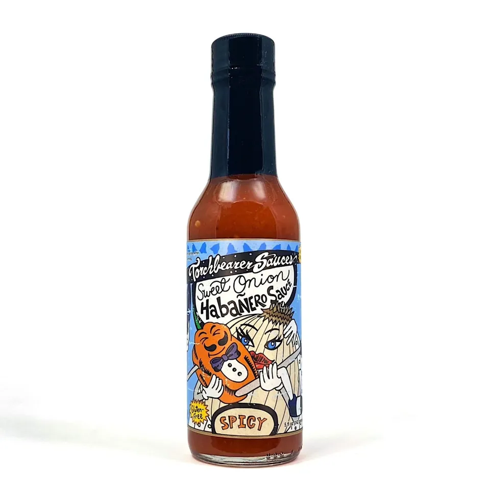 torchbearer-sweet-onion-habanero-sauce-piquante-oignon-doux-148ml image 1