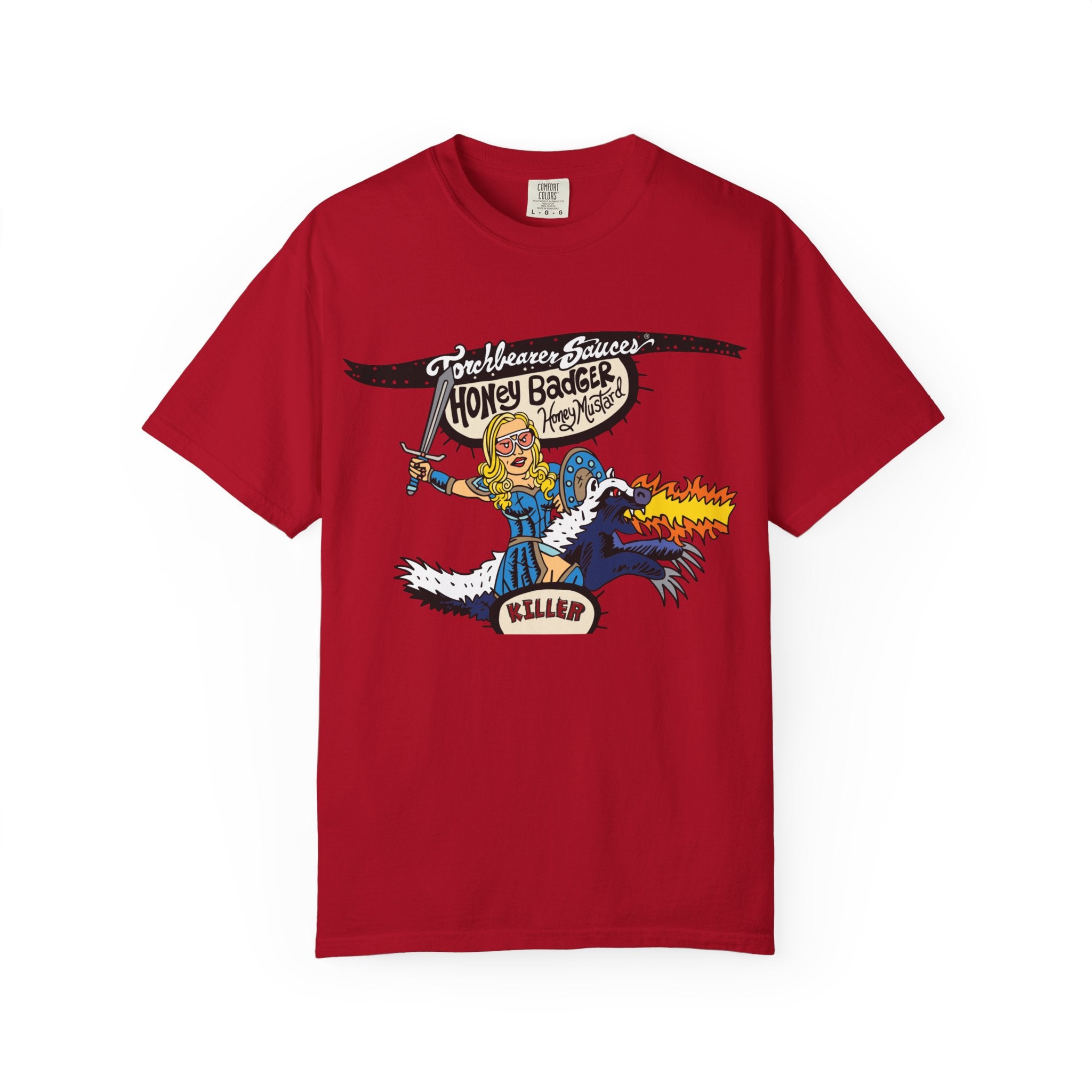 torchbearer-honey-badger-t-shirt-coton-unisexe-graphique image 3