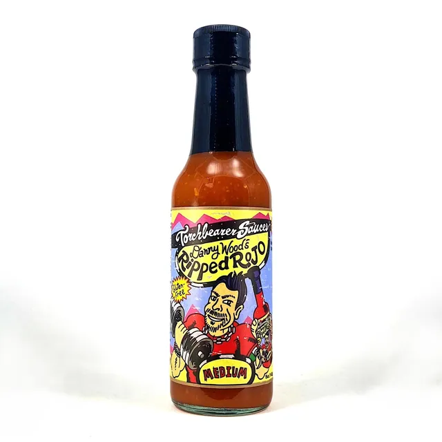 torchbearer-ripped-rojo-sauce-piquante-ail-jalape-o-148-ml image 1