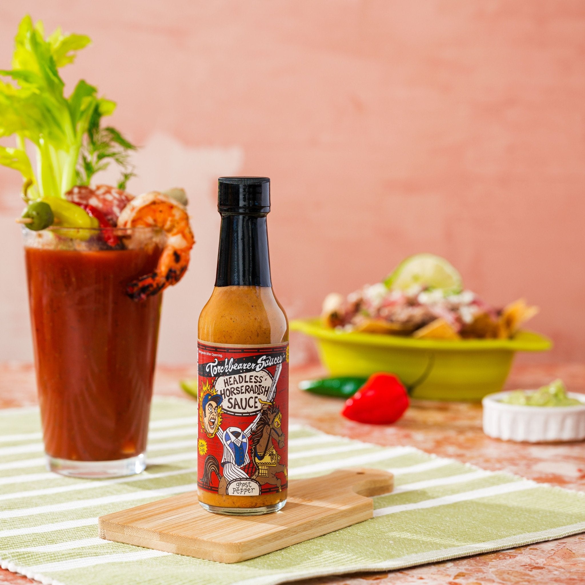 torchbearer-headless-horseradish-sauce-piquante-raifort-ghost-pepper-5oz image 2