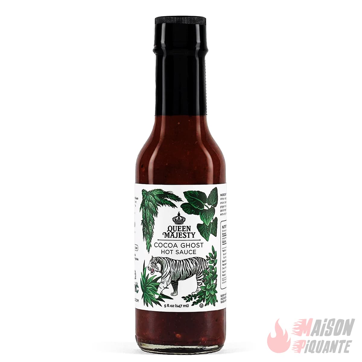 queen-majesty-cocoa-ghost-sauce-piquante-cacao-ananas-148ml image 1