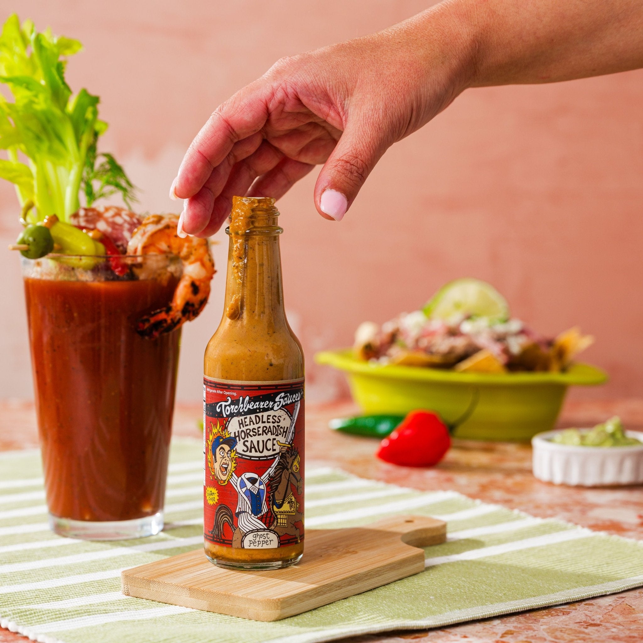 torchbearer-headless-horseradish-sauce-piquante-raifort-ghost-pepper-5oz image 3