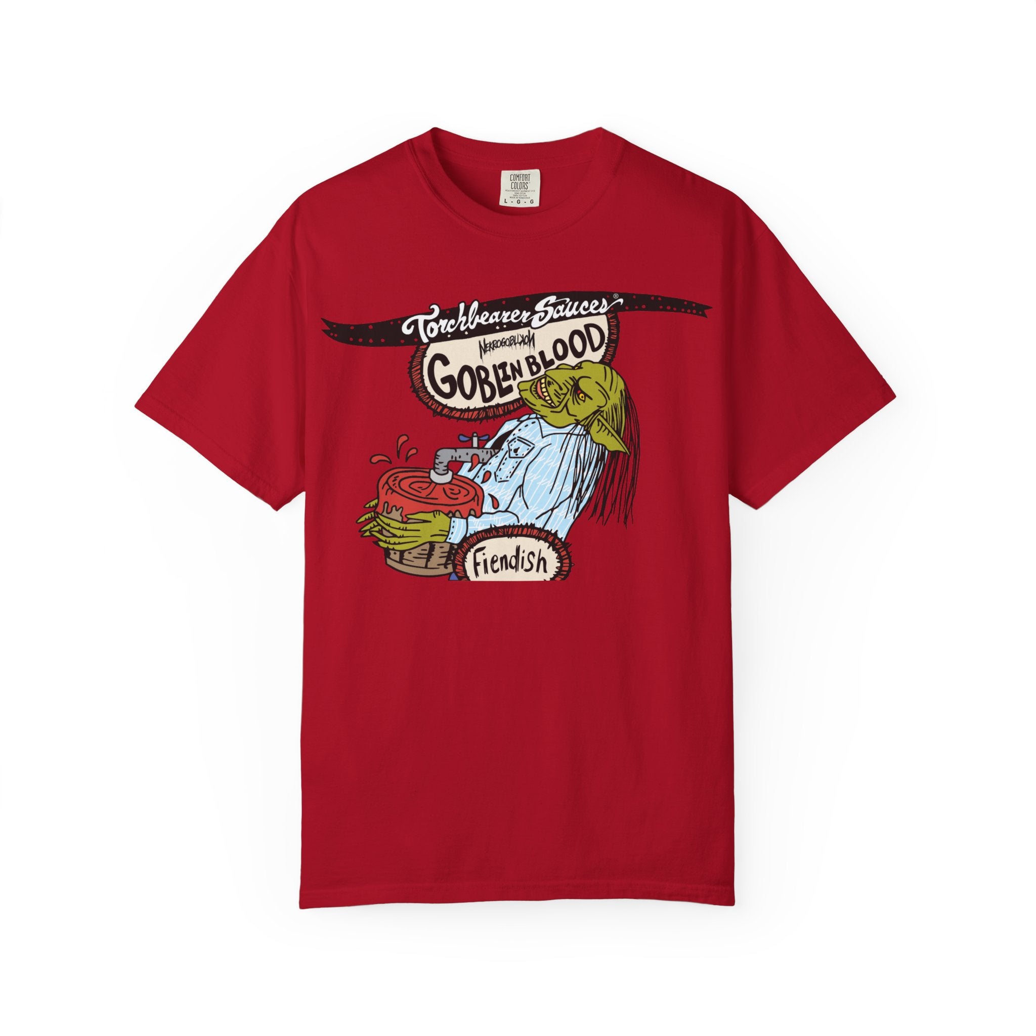 torchbearer-goblin-blood-t-shirt-coton-noir-taille-l image 1