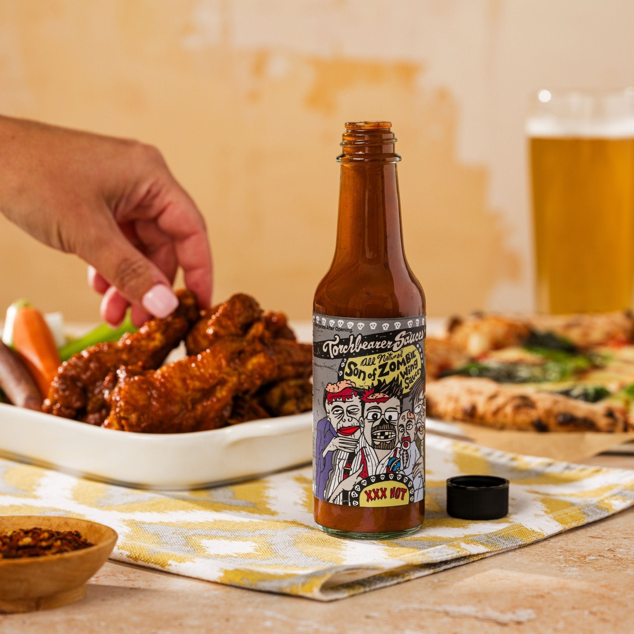 torchbearer-son-of-zombie-sauce-piquante-fum-e-miel-ghost-148ml image 3