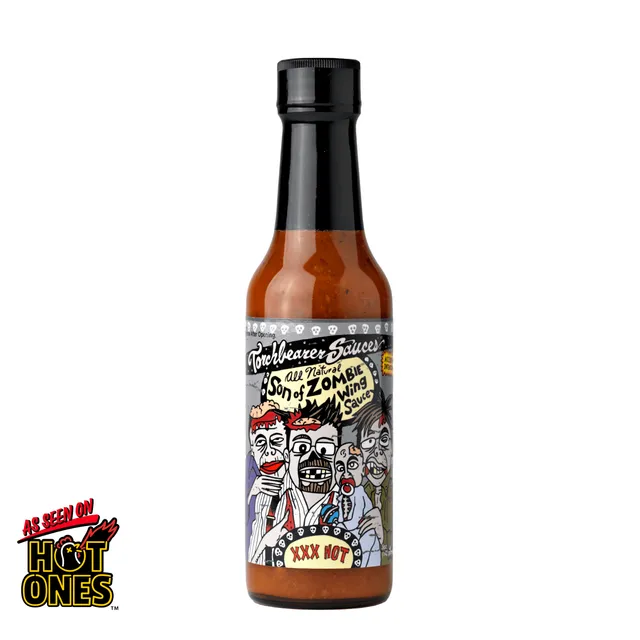 torchbearer-son-of-zombie-sauce-piquante-fum-e-miel-ghost-148ml image 1
