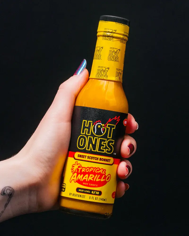 hot-ones-tropical-amarillo-sauce-148-ml-mangue-ananas-curry image 2