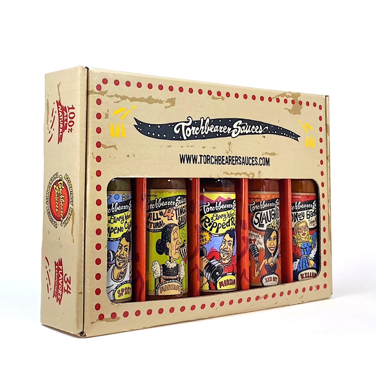 torchbearer-mild-to-wild-coffret-5-sauces-piquantes-jalapeno-reaper image 2